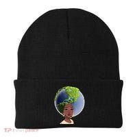 African American Afro World Earth Beanie thumb 0