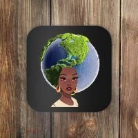 African American Afro World Earth Coaster thumb 0