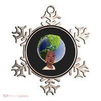 African American Afro World Earth Ornament thumb 0
