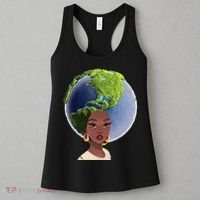 African American Afro World Earth Women's Tank Top thumb 3