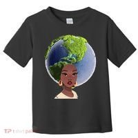 African American Afro World Earth Toddler T-Shirt thumb 0