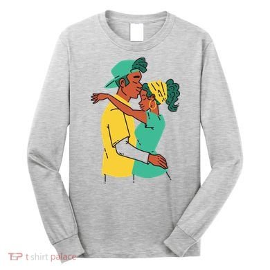 African American Couple Long Sleeve Shirt