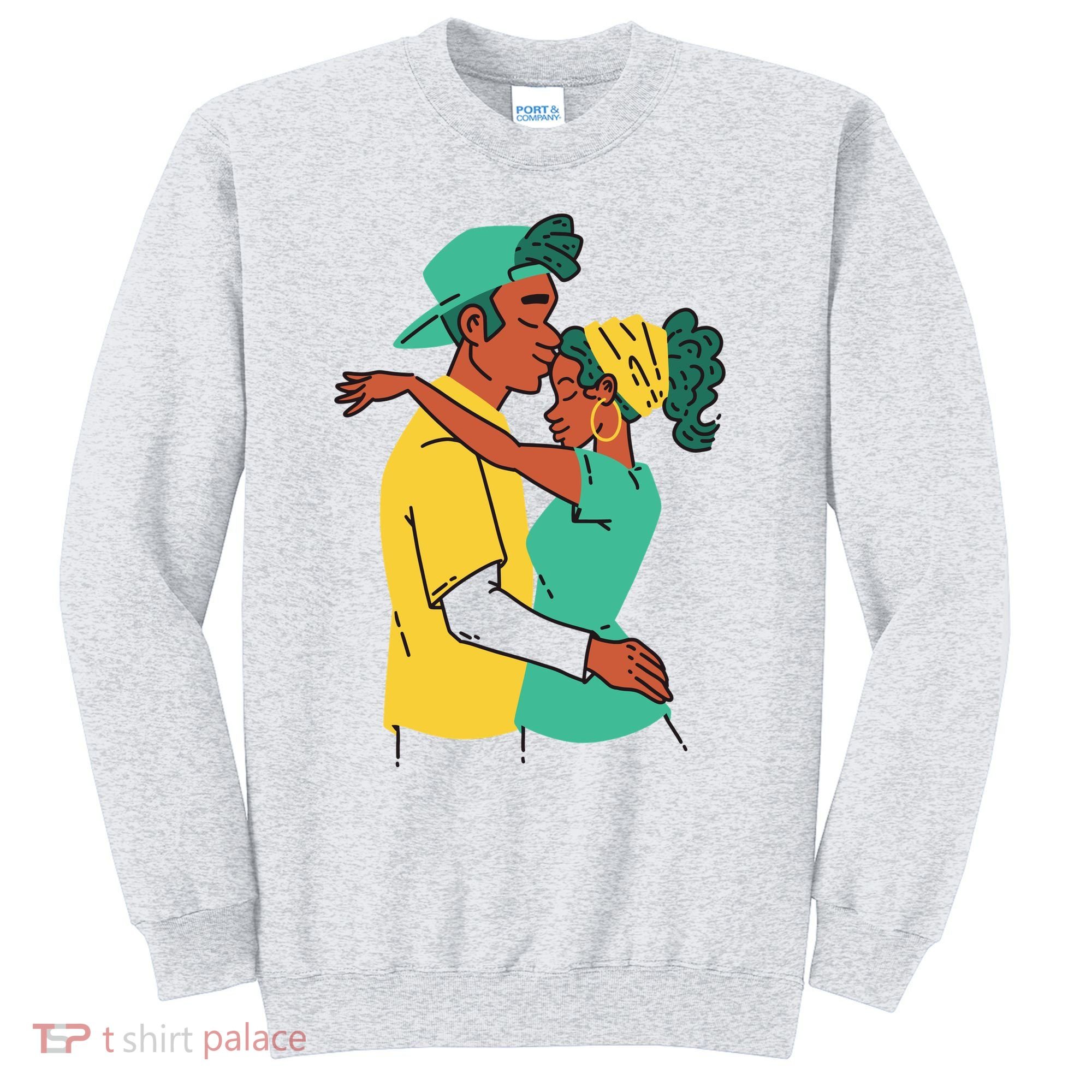 African American Couple Sweatshirt