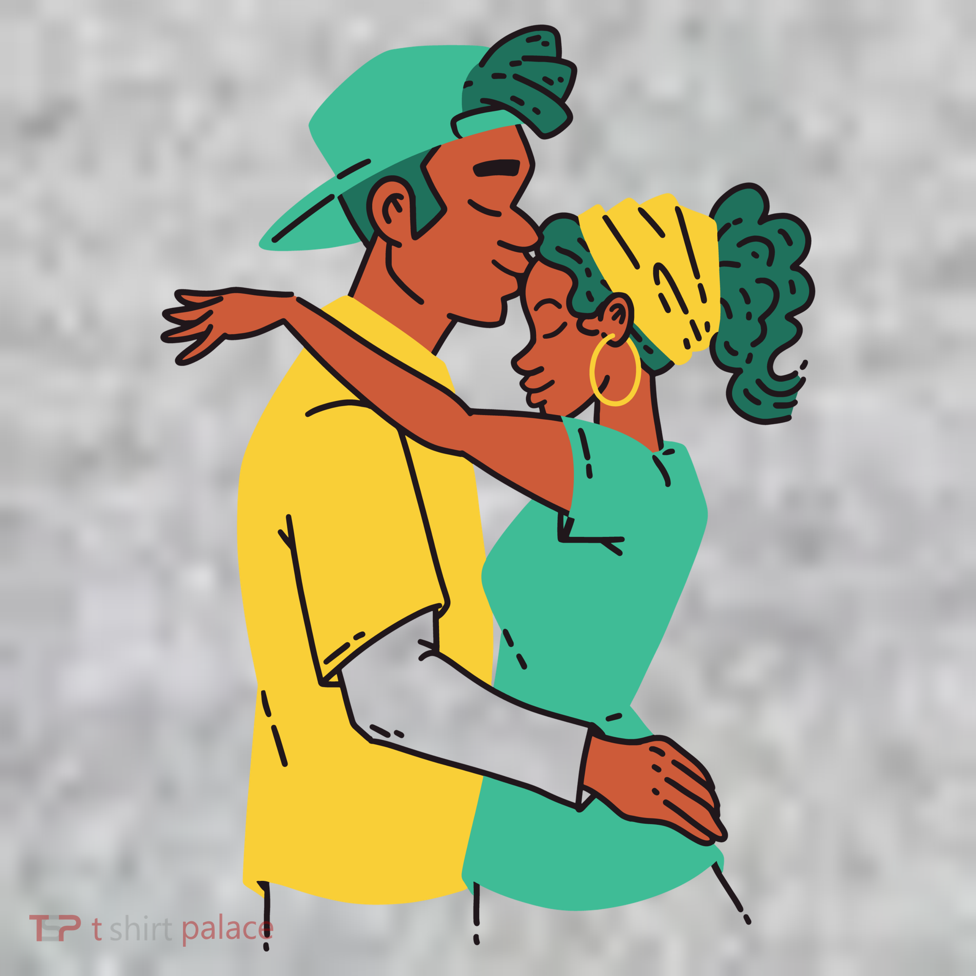 African American Couple Toddler T-Shirt