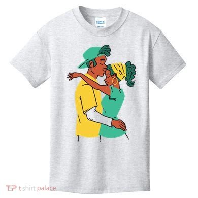 African American Couple Kids T-Shirt