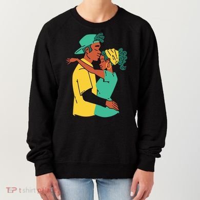 African American Couple Women's Sweatshirt