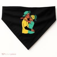 African American Couple USA-Made Doggie Bandana thumb 0
