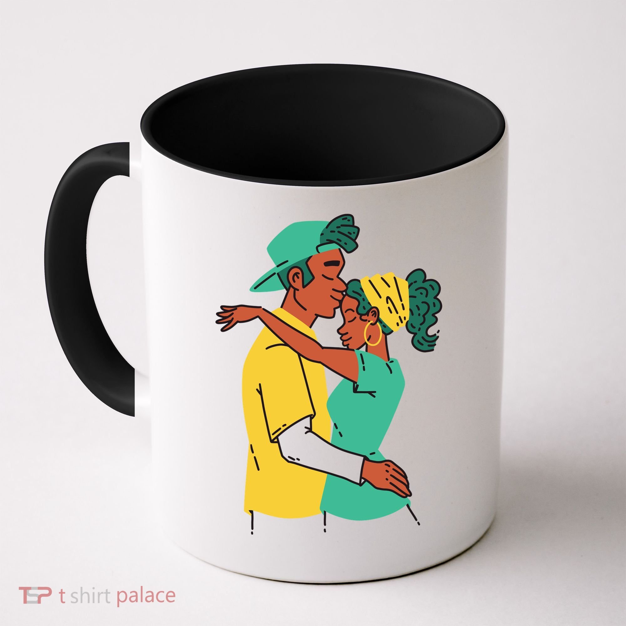 African American Couple Coffee Mug