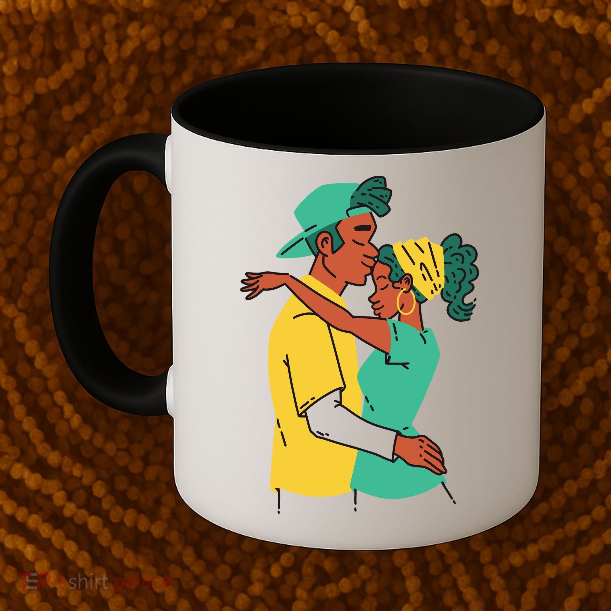 African American Couple Coffee Mug