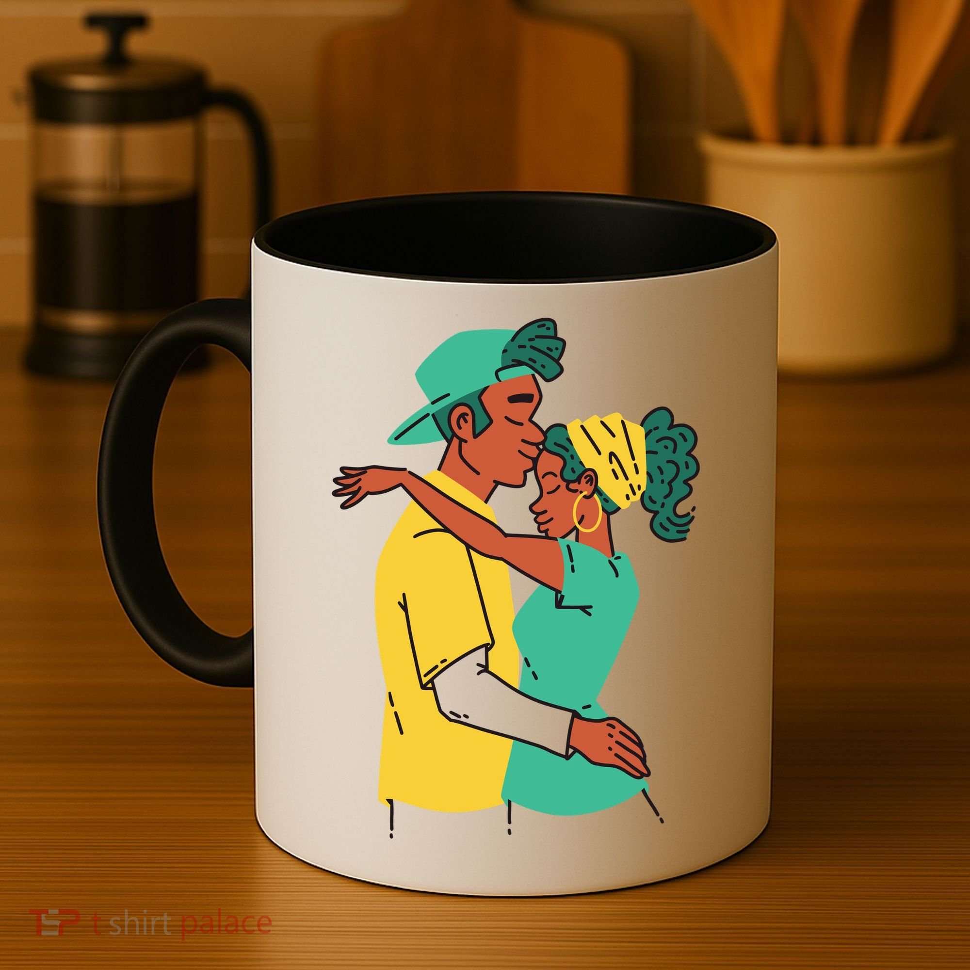 African American Couple Coffee Mug