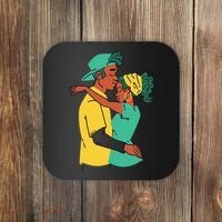 African American Couple Coaster thumb 0