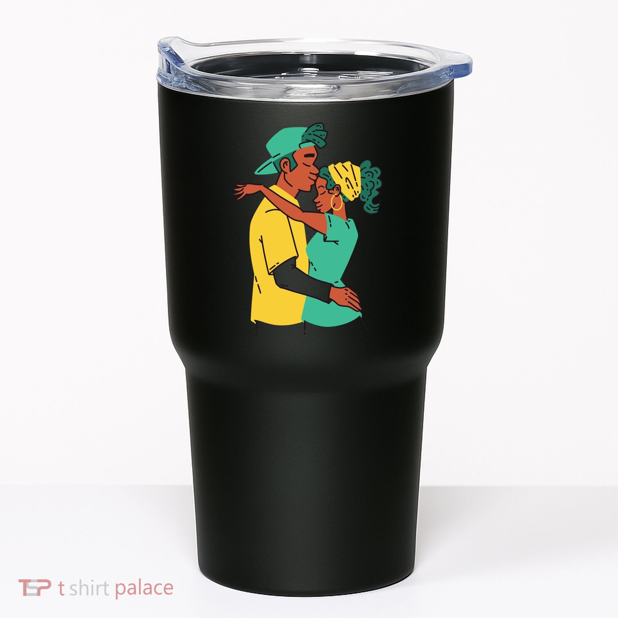 African American Couple Tumbler