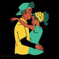 African American Couple Mousepad thumb 1