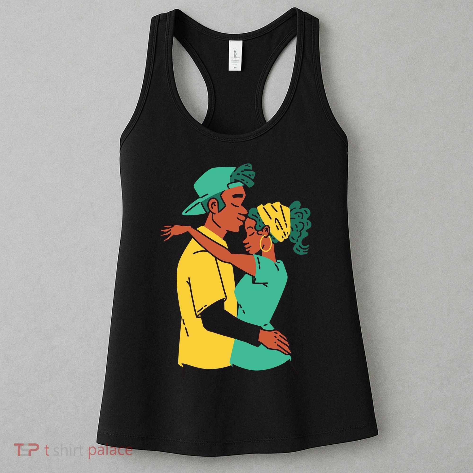 African American Couple Women's Tank Top