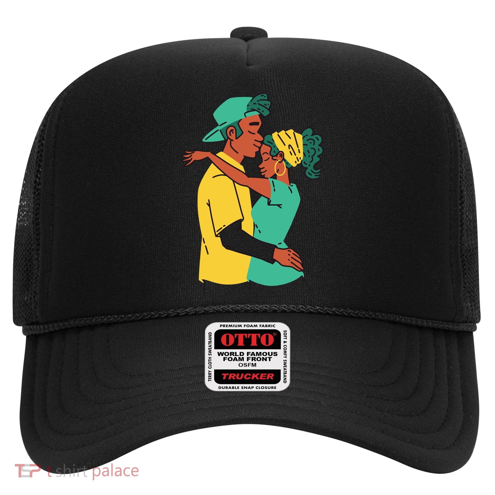 African American Couple Hat