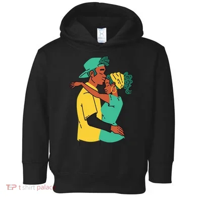 African American Couple Toddler Hoodie