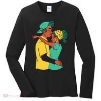 African American Couple Women's Long Sleeve Shirt thumb 0