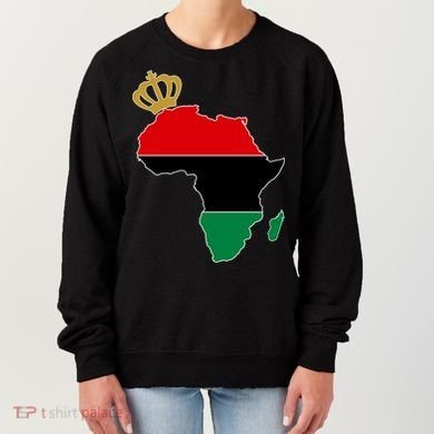 African American Pride Crown Women's Sweatshirt