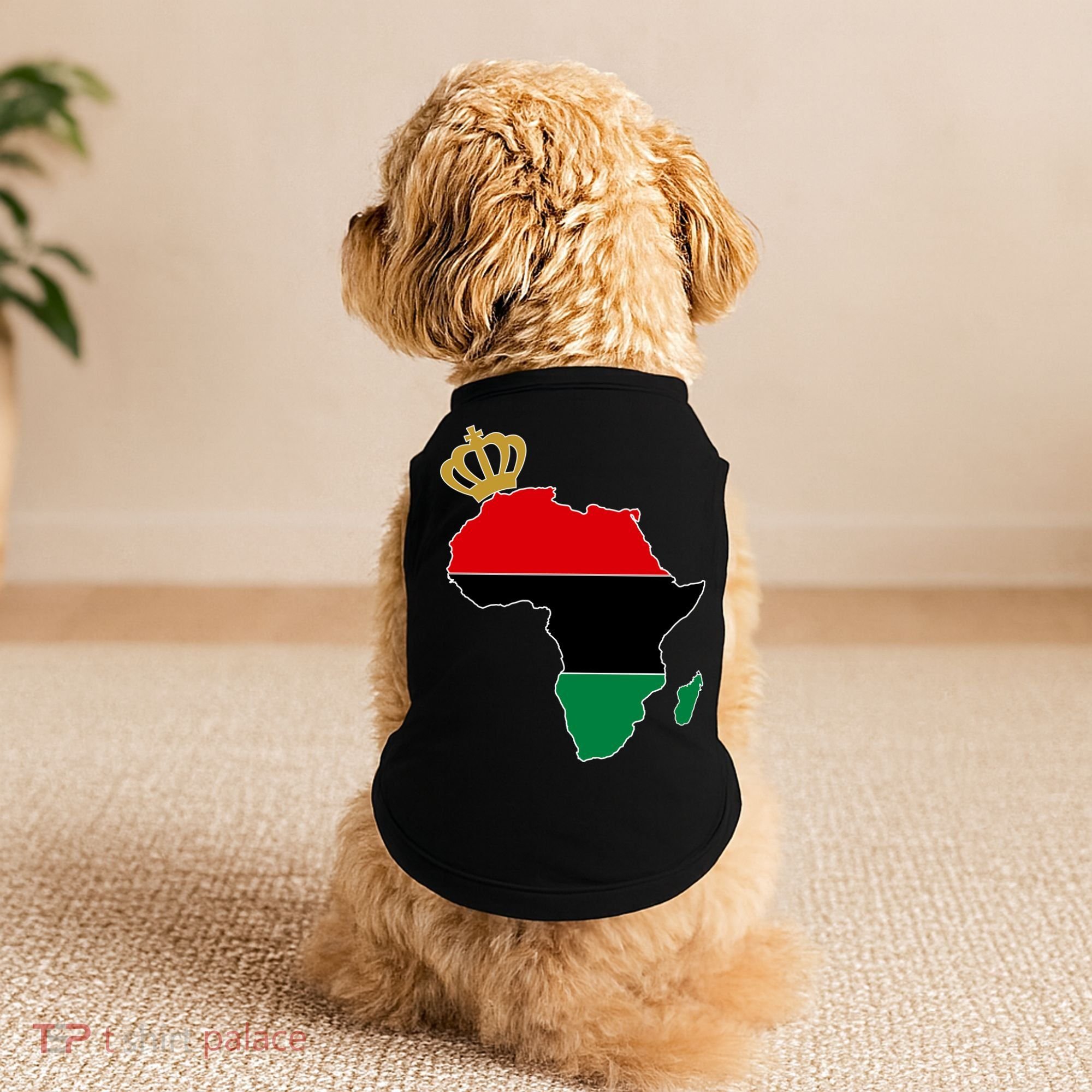 African American Pride Crown Doggie Tank