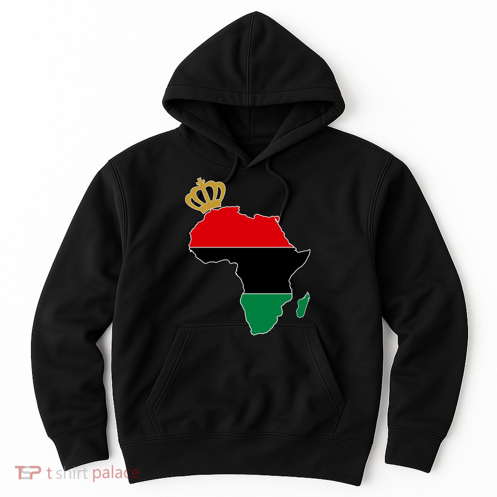 African American Pride Crown Hoodie