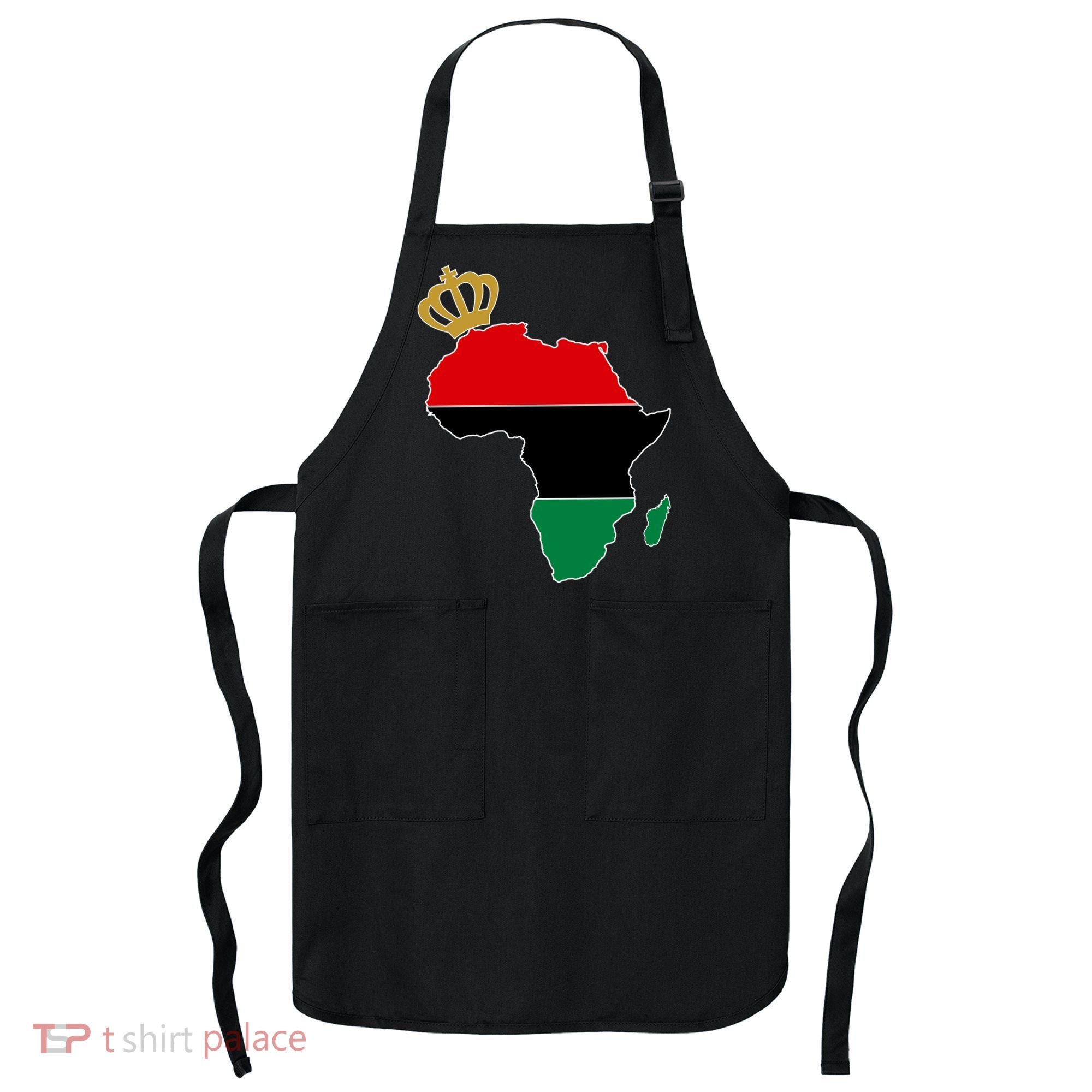 African American Pride Crown Apron