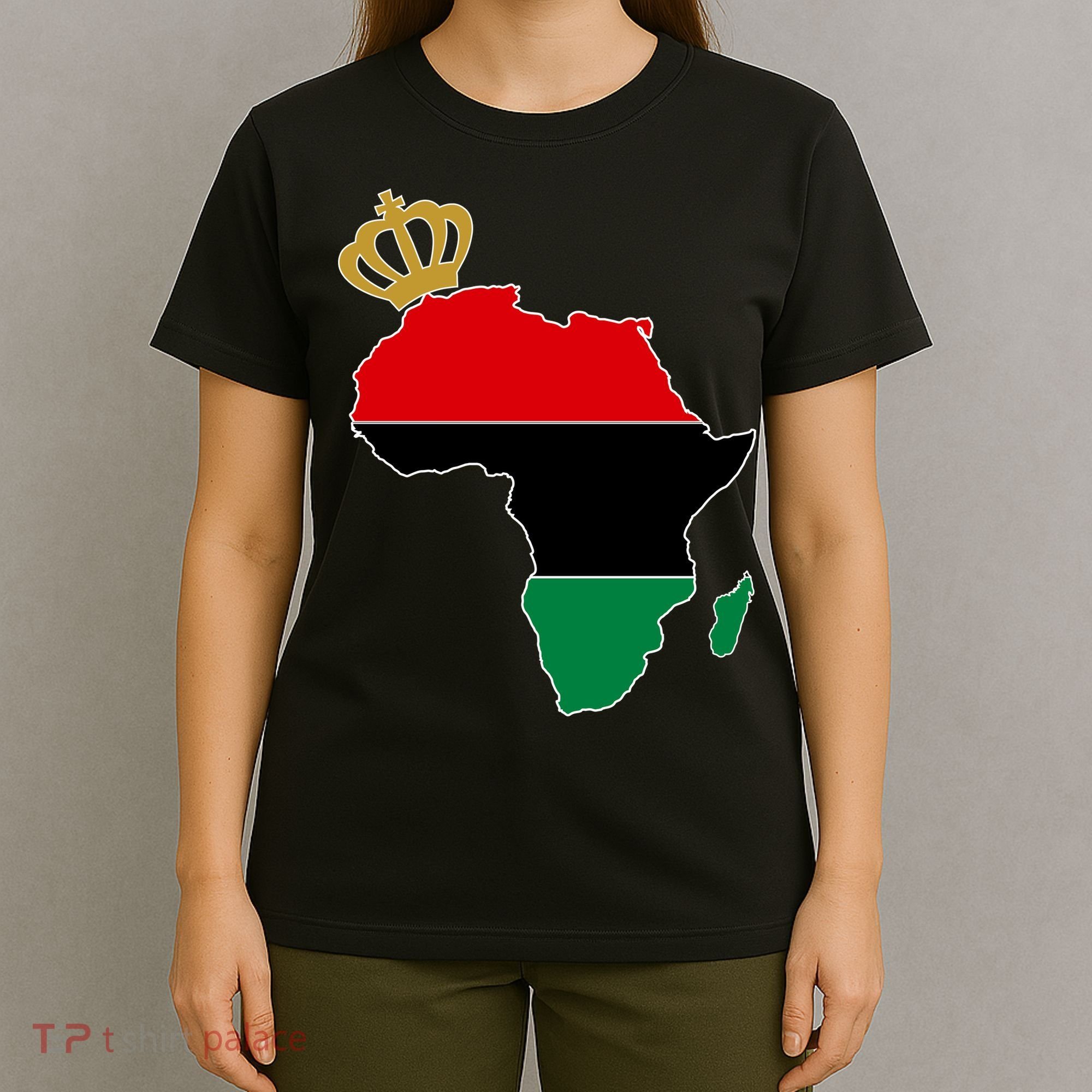 African American Pride Crown T-Shirt