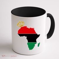 African American Pride Crown Coffee Mug thumb 1