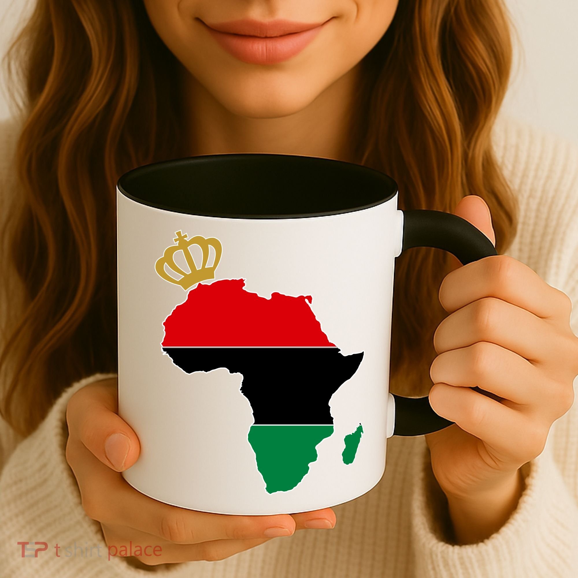 African American Pride Crown Coffee Mug