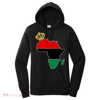 African American Pride Crown Women's Hoodie