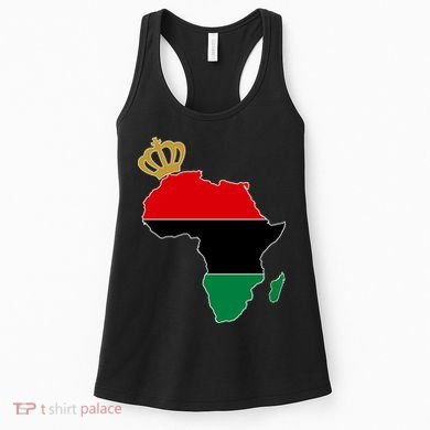 African American Pride Crown Women's Tank Top