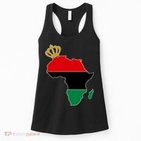 African American Pride Crown Women's Tank Top thumb 0