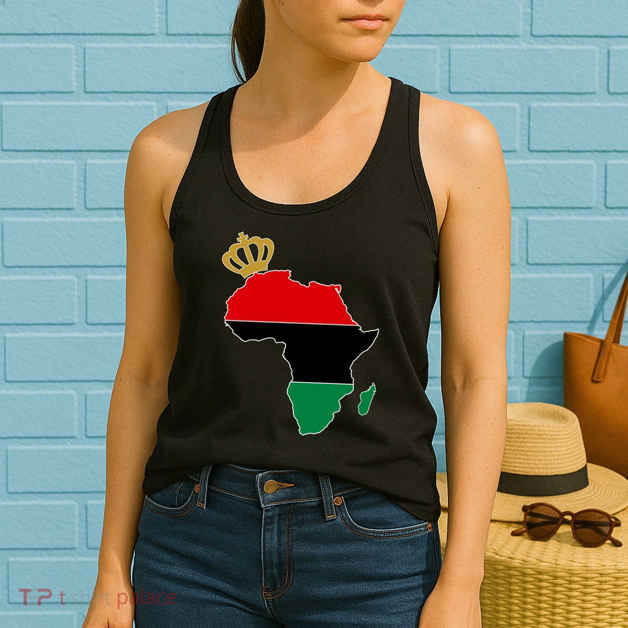 African American Pride Crown Women's Tank Top