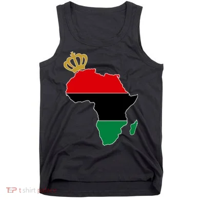 African American Pride Crown Tank Top
