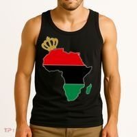African American Pride Crown Tank Top thumb 3