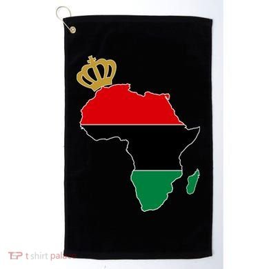 African American Pride Crown Golf Towel