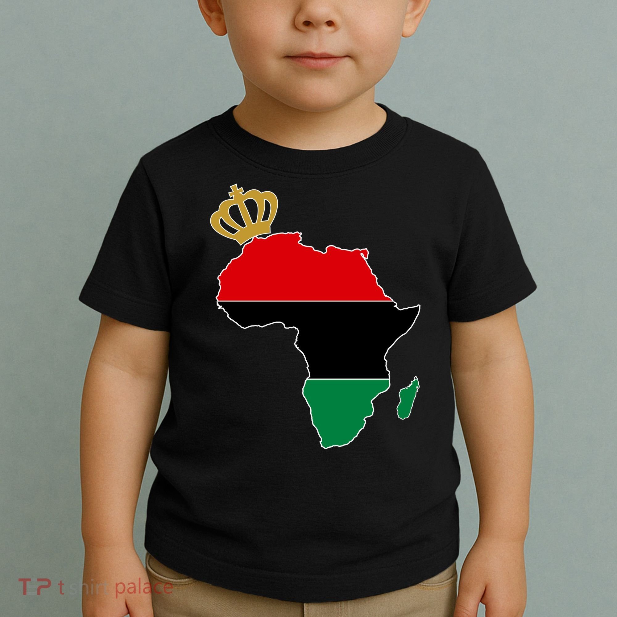 African American Pride Crown Toddler T-Shirt