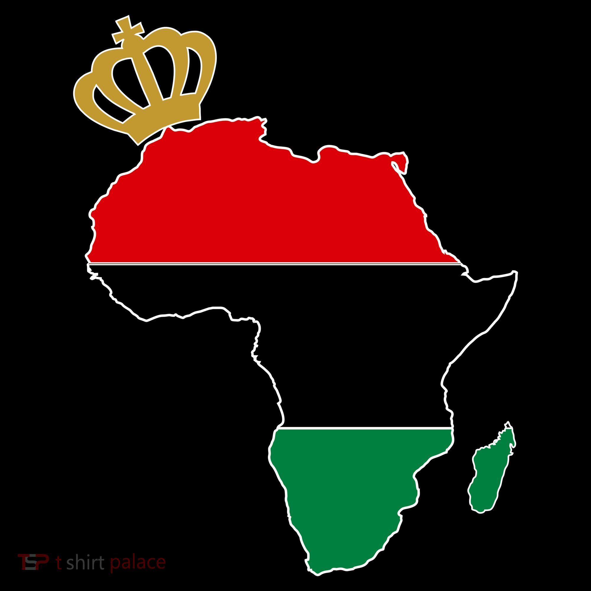 African American Pride Crown Visor