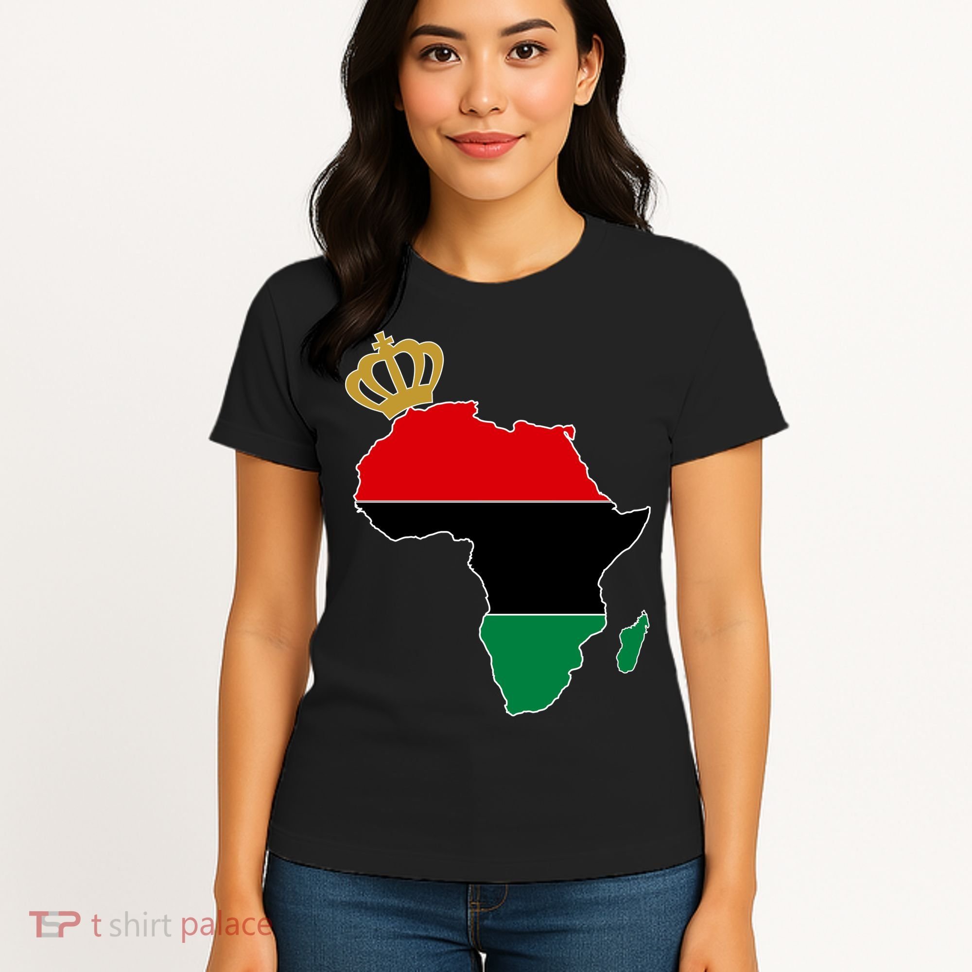 African American Pride Crown Women's T-Shirt
