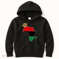 African American Pride Crown Kids Hoodie thumb 0