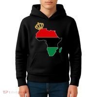African American Pride Crown Kids Hoodie thumb 4