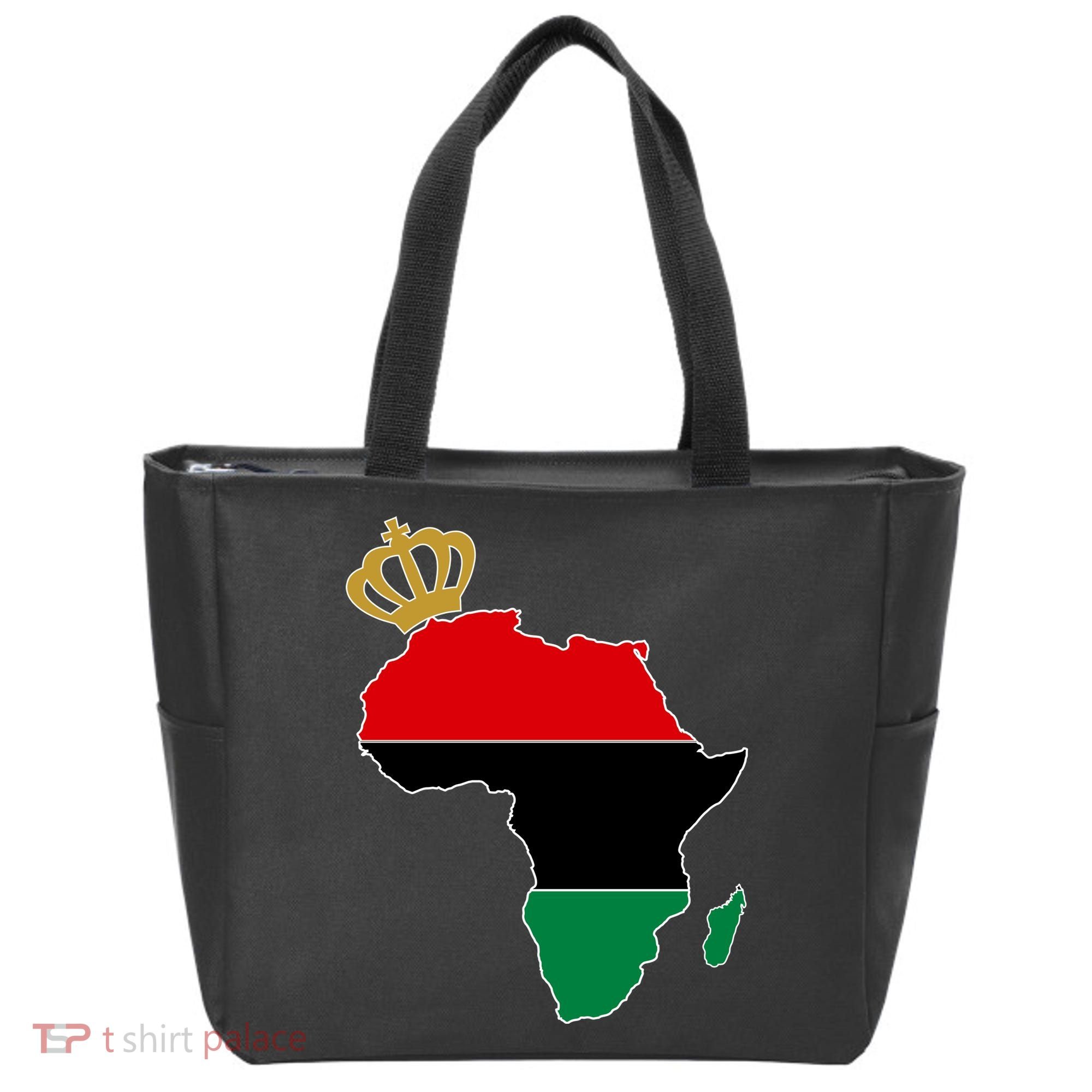 African American Pride Crown Tote Bag