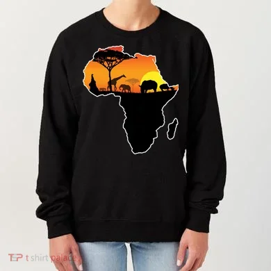 African Animals Women's Sweatshirt