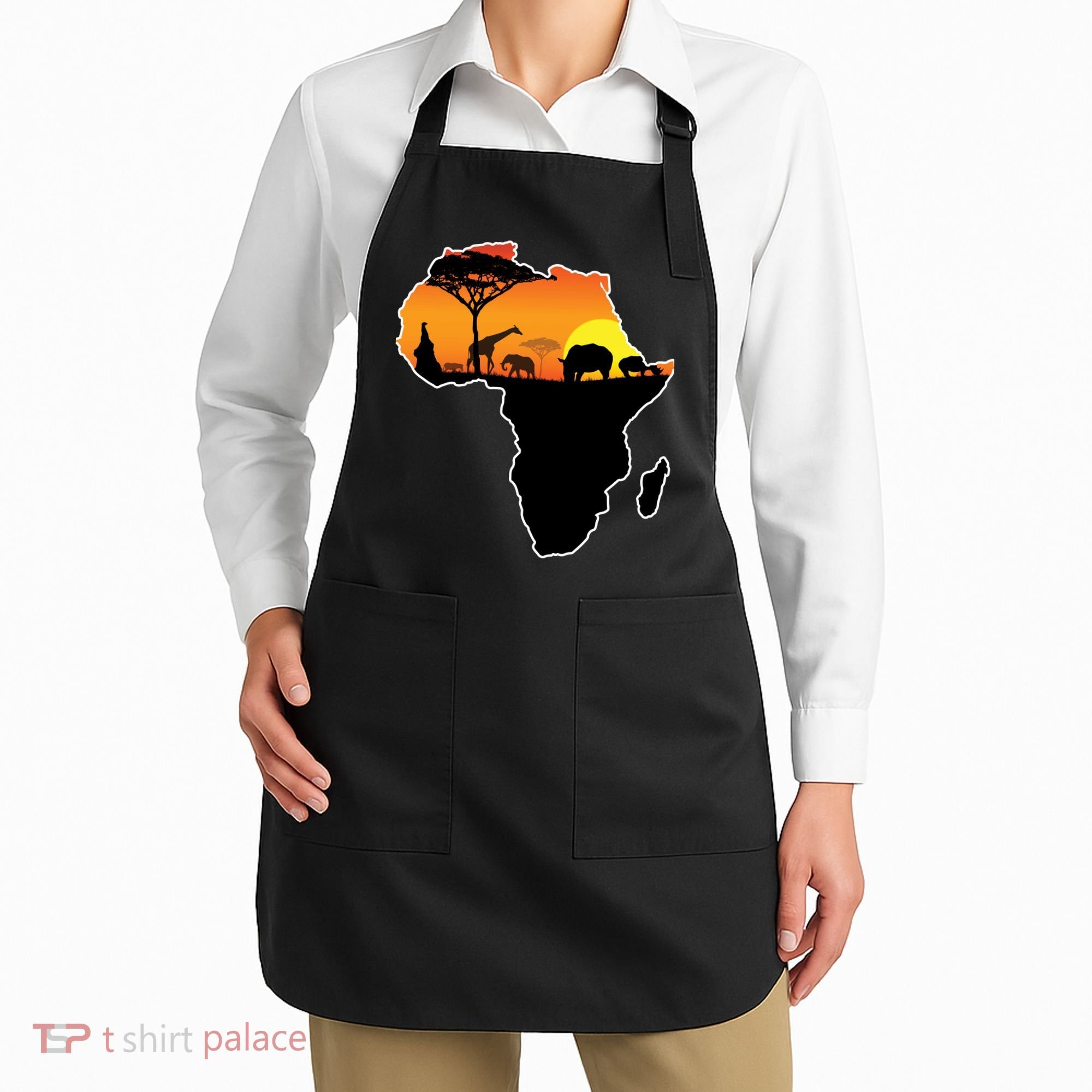 African Animals Apron