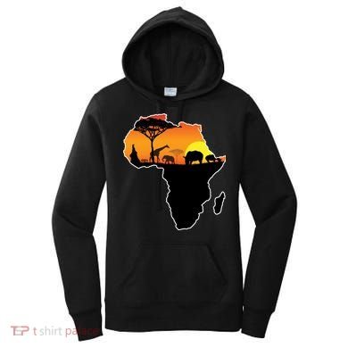 African Animals Women's Hoodie