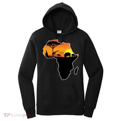 African Animals Women's Hoodie