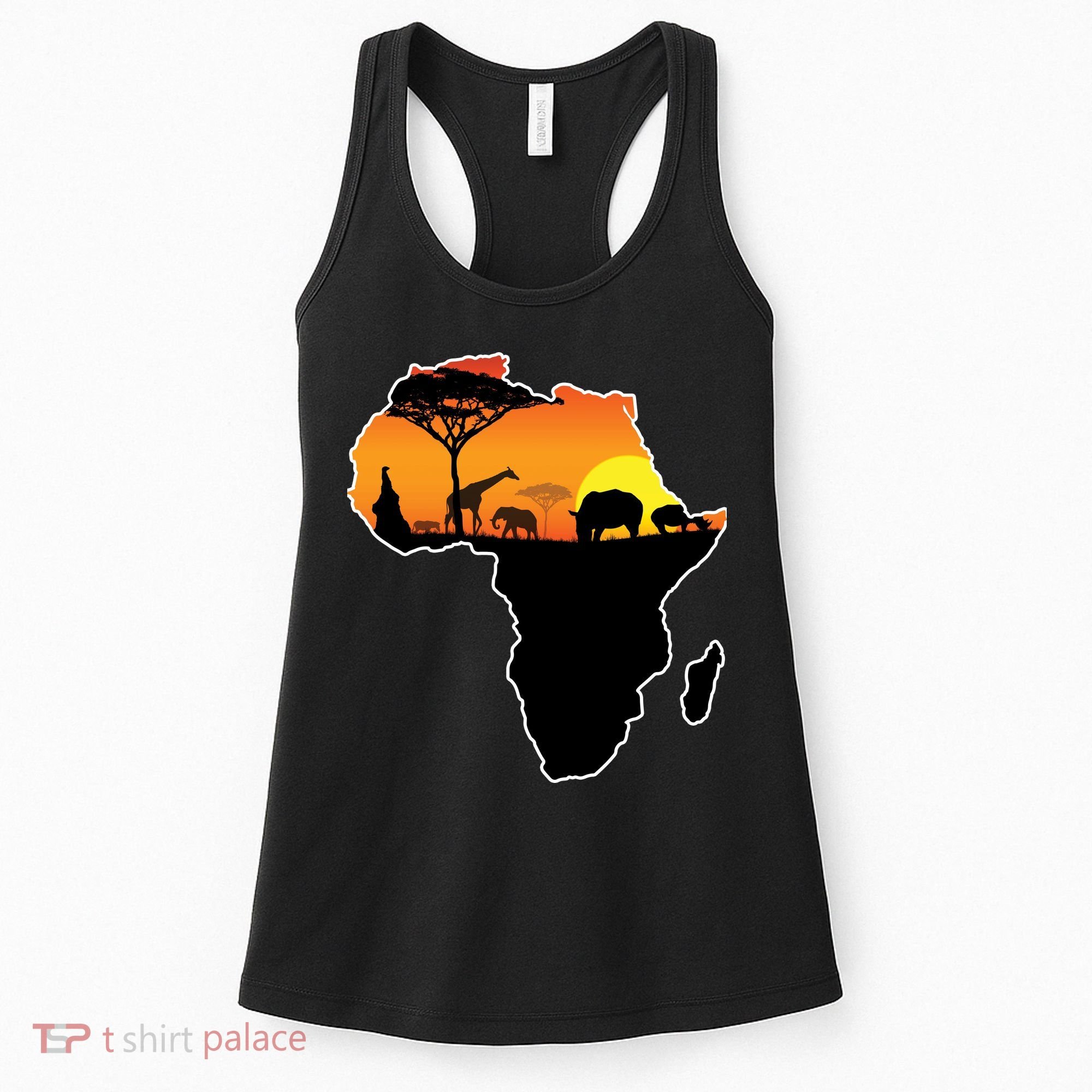 African Animals Women's Tank Top