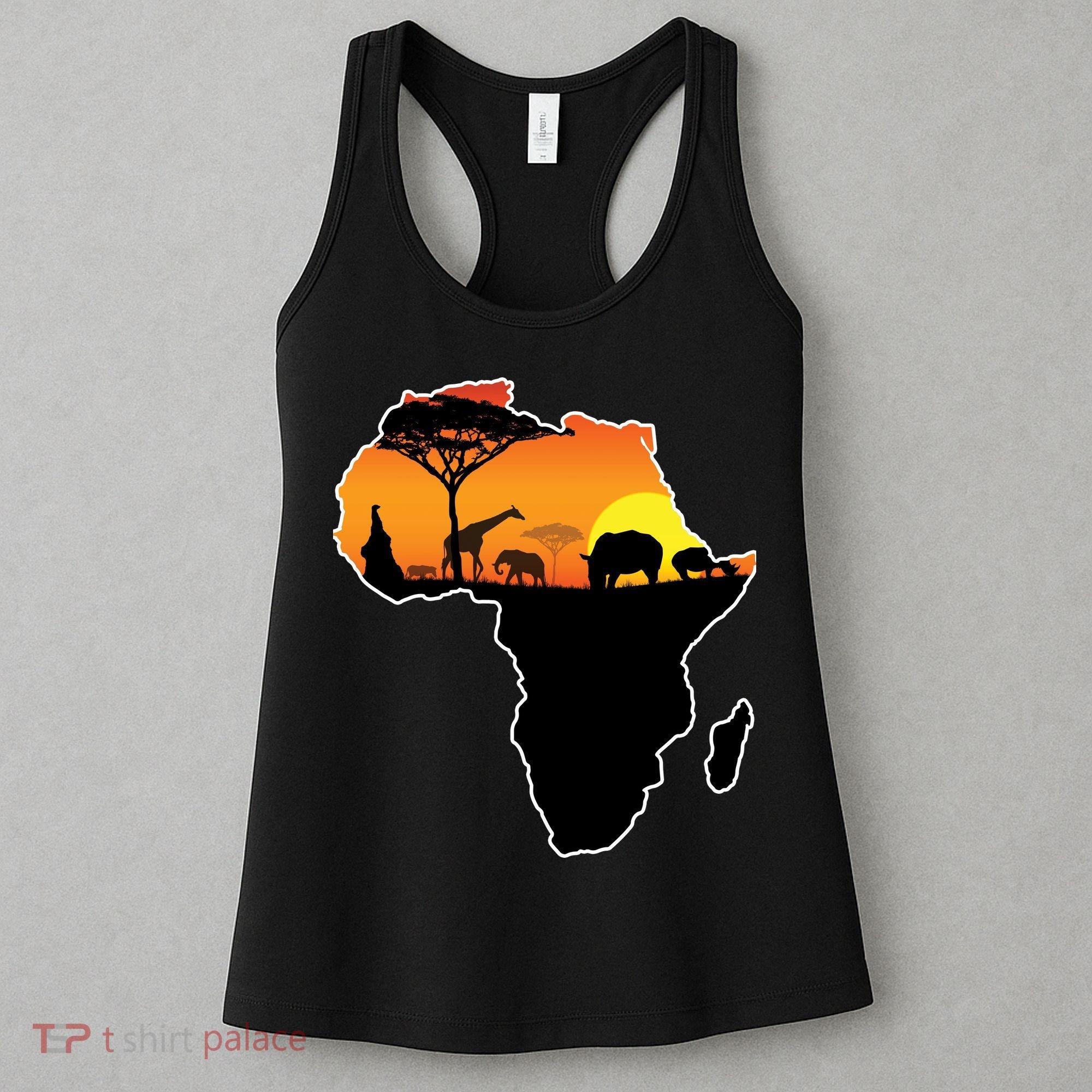 African Animals Women's Tank Top