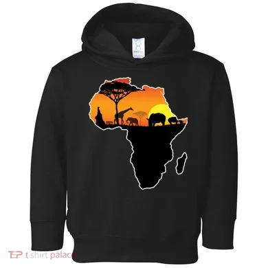 African Animals Toddler Hoodie