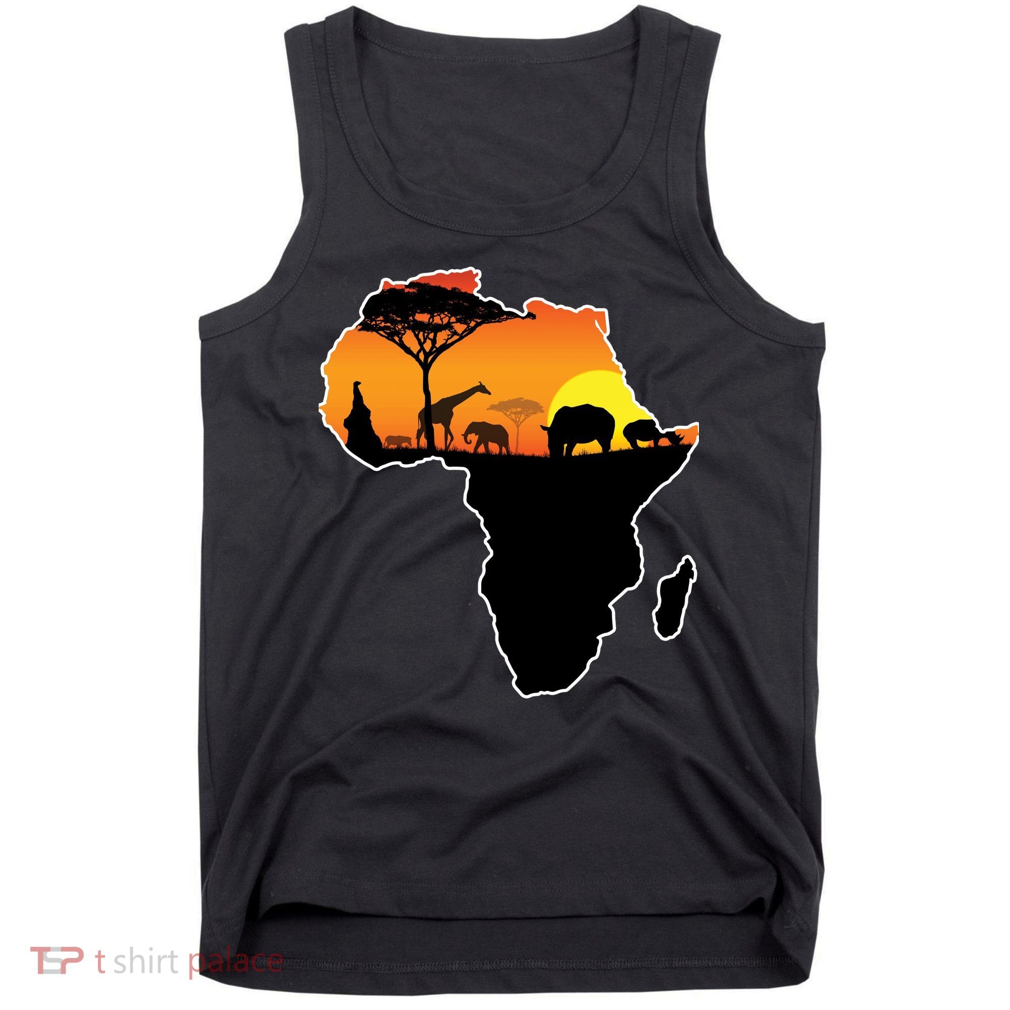 African Animals Tank Top