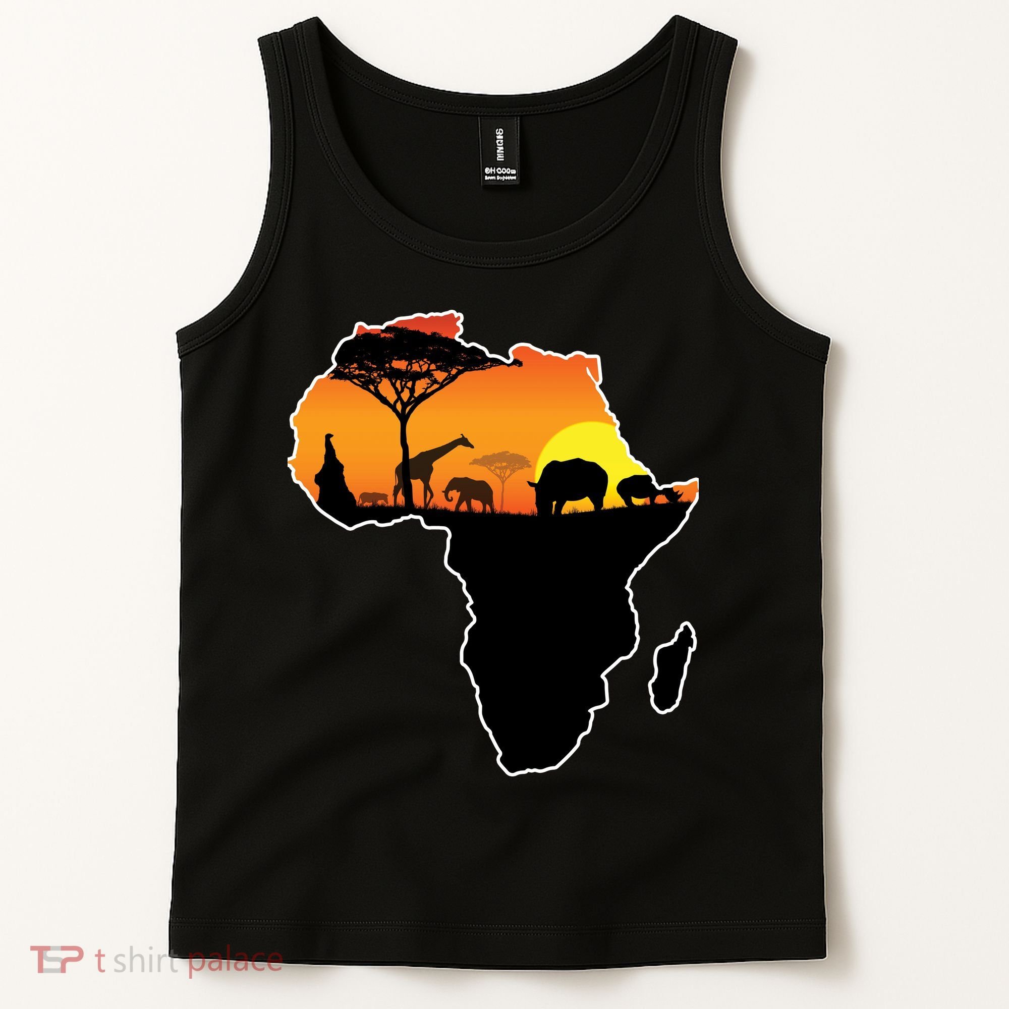 African Animals Tank Top